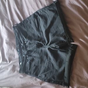 Calvin Klein black Jean shorts sz 6